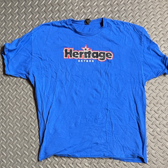 Heritage Vibrant Blue Short Sleeve Tee - Picture 1 of 2